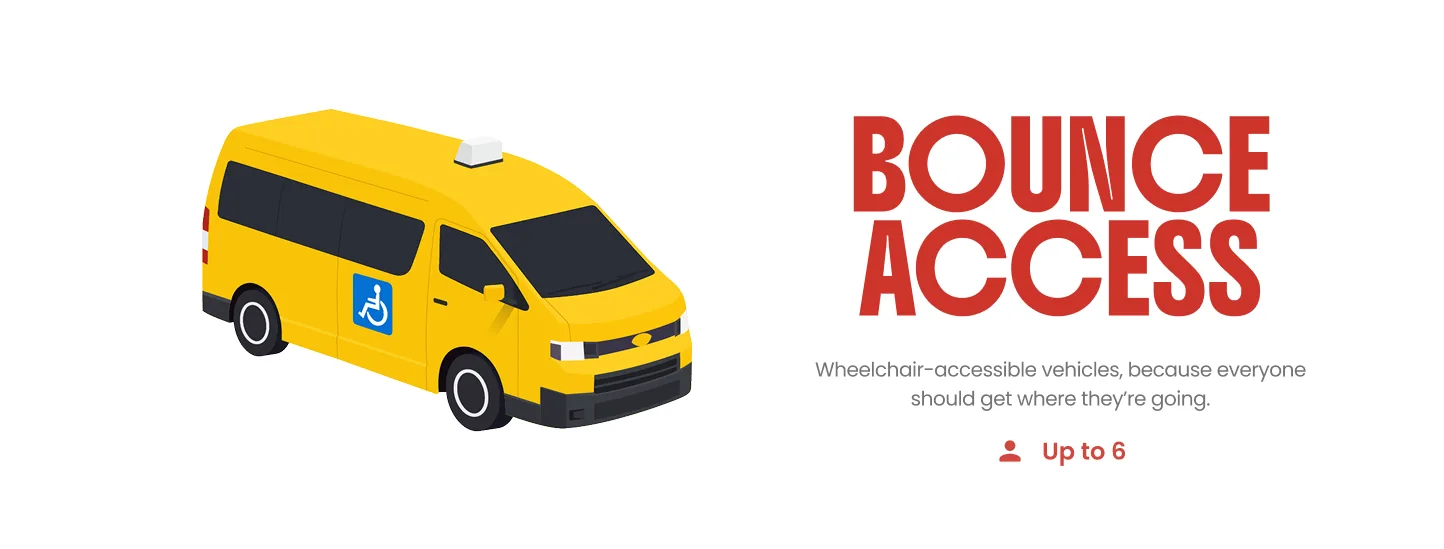 Bounce Access: wheelchair-accessible rides