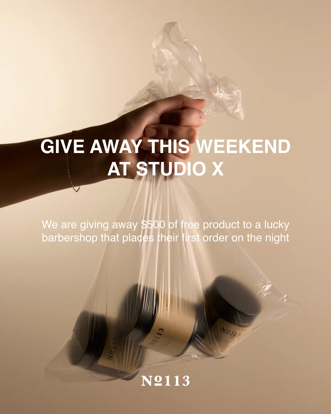No.113 barbershop giveaway post