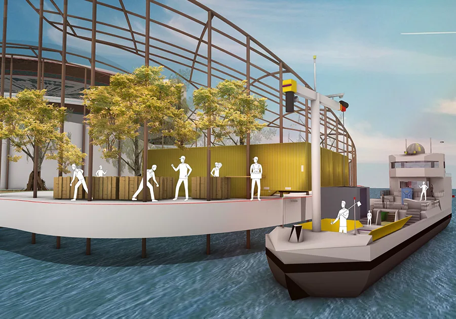 Port render